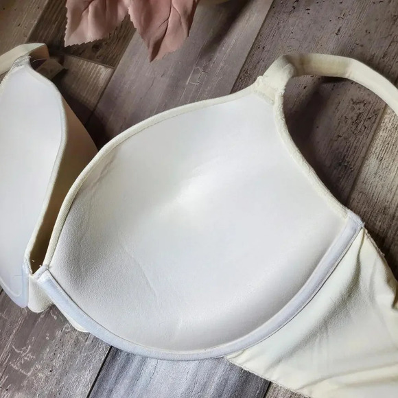 NWT Secret Treasures 36DD Cream Women's Bra with Lace - Picture 7 of 14